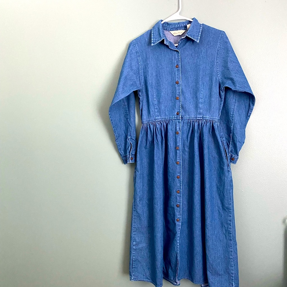 Womens Denim dress with pockets